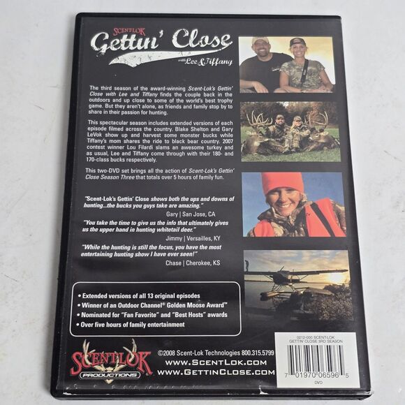 12 Hunting DVD Lot Gettin' Close Posted Bowhunting Drury Mega Bucks Turkey Deer - Picture 11 of 16